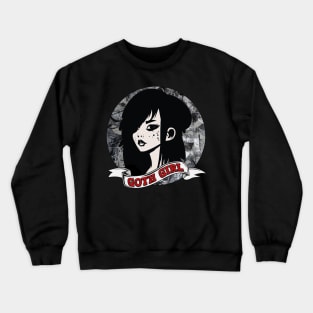 Goth Girl Crewneck Sweatshirt